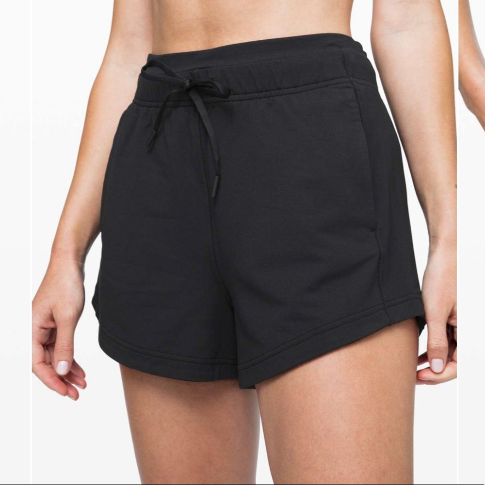 Lululemon Inner Glow Short 3” Modal in Black